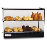 Estufa Vitrine Quadrada Dupla Led Salgado 8 Bandeja Tita Evr8bdled 220v
