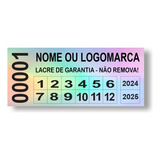 Etiqueta Patrimonial Void Holográfico 35x15 Mm 200 Unid
