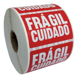Etiqueta Selo Fragil Cuidado 60x40 1000 Etiquetas
