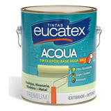 Eucatex Tinta Epóxi Base Água 3.2l Cor Amarelo