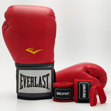 Everlast Pro Style Training Luva + Bucal + Bandagem - Kit
