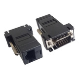  Extender Vga 30mts. Via Cabo Rede Cat 5/ 6 ( 10 Unidades )