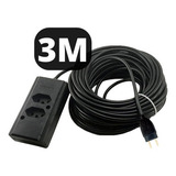 Extensão Bivolt Alta Potencia Para Maquina De Solda 3 Metros 127v/220v