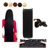 Extensão Cabelo Aplique Tic-tac Liso Bio Orgânica Weng 80cm