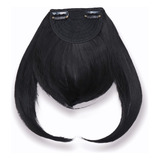 Extensão De Cabelo Franja Falsa Human Hair Weng + Cor Casatnho Escuro Cor 02
