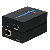 Extensor Hdmi Full Hd 1080p Cabo Rede Rj45 Cat6 Cat5e