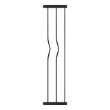 Extensor Prolongador 15cm Para Portão De 69cm Altura
