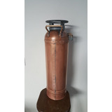Extintor Antigo Cobre Alça E Bico Em Bronze (only Wood924)