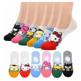 F Conjunto De Meias 6 Pares Hello Kitty E Seus Amigos