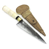 Faca Antiga Tesoura Esquila Inglesa - Corneta Lâm. 15 Cm.
