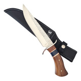 Faca Bowie Cabo Artesanal Madeira Modelo Luxo Nota Fiscal Nf