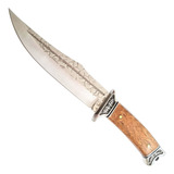 Faca Bowie Cabo Artesanal Madeira Modelo Luxo Nota Fiscal