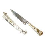 Faca Gaúcha Churrasco Inox 8 Prata Alemã Três Listras Rs