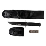 Faca Tática Smith & Wesson Fulltang Com Afiador E Bainha