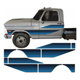 Faixa Adesiva F4000 - Modelo 1989 - Cabine Simples (azul) Cor Azul