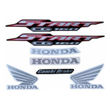 Faixa Adesivo Kit Honda Cg Start 160 2022 2023 Preta