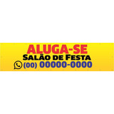 Faixa Aluga-se Salão De Festa Modf34