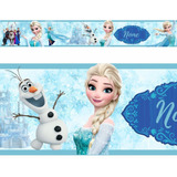 Faixa Border Infantil Papel Parede Elsa Frozen Kit 3 Unid