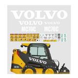 Faixa Mini Carregadeira Hidráulica Volvo Mc70c Cor Não Se Aplica