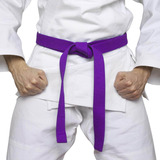 Faixa Taekwondo Colorida 4cm 100% Polyester 8 Linhas 390g
