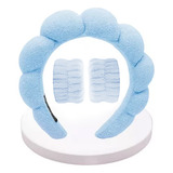 Faixa Tiara Atoalhada Para Maquiagem E Skin Care