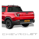 Faixa Traseira Chevrolet Montana 2022 2023 Adesivo Cromado