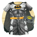 Fantasia Batman Máscara Capa Carnaval Halloween Festa Aniver