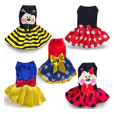 Fantasia Branca De Neve Para Cães Pequenos Cachorros Gatos