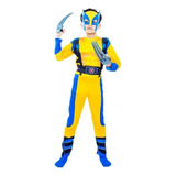 Fantasia De Cosplay Para Meninos Wolverine, Macacão Infantil