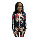 Fantasia Esqueleto Infantil Halloween Cosplay