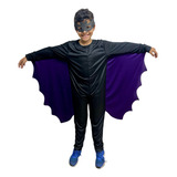 Fantasia Halloween Morcego Menino C/ Asas E Mascara Envio Ja
