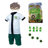 Fantasia Infantil Roupa Ben 10 Com Omnitrix Envio Já !