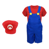 Fantasia Infantil Super Mario Bros Luigi Envio Imediato