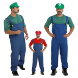 Fantasia Mario Bros Adulto Masculino Super Premium