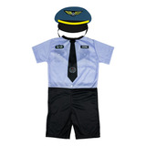 Fantasia Menino P Ao Xg Comandante Piloto De Avião