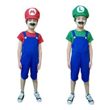 Fantasia Super Mario Bros Luigi Curta Carnaval