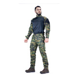 Fardamento Marpat Combat Tshirt Calça 6 Bolsos Safo Militar