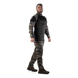 Fardamento Plus Size Tático Camuflado Camisa + Calça Safo