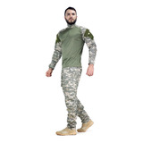 Fardamento Rip Stop Calça Combat Shirt Desert Americano 