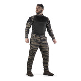 Fardamento Tático Camuflado Completo Camisa E Calça Safo