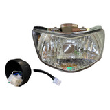 Farol Bloco Optico Biz 125 06/10 P/lampada H4 C/soquete
