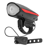 Farol Buzina Recarregável - Luz Led Branca Potente Para Bike Cor Vermelho