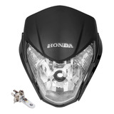 Farol Completo Preto Cg150 Titan 2011 2012 2013 Com Led