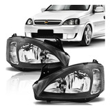 Farol Corsa Montana 2003 2004 2005 2006 2007 Máscara Negra