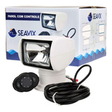 Farol De Busca Marinizado Com Controle Remoto 12v Lancha