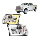 Farol Dodge Ram Cristal 2012
