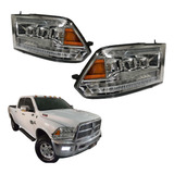 Farol Dodge Ram Cristal 3 Globos 2500 2012 Ate 2018 Classic
