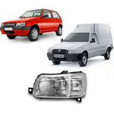 Farol Fiat Uno Mille E Fiorino 2004 Até 2012 1 Lado