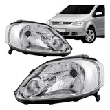 Farol Fox 2003 2004 2005 2006 2007 Cromado Spacefox Crossfox