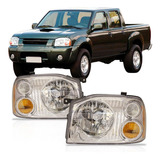 Farol Frontier 2003 A 2007 Máscara Cromada Pisca Âmbar